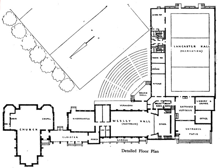 Wesley Centre Foundation Plans - 26 May 1962